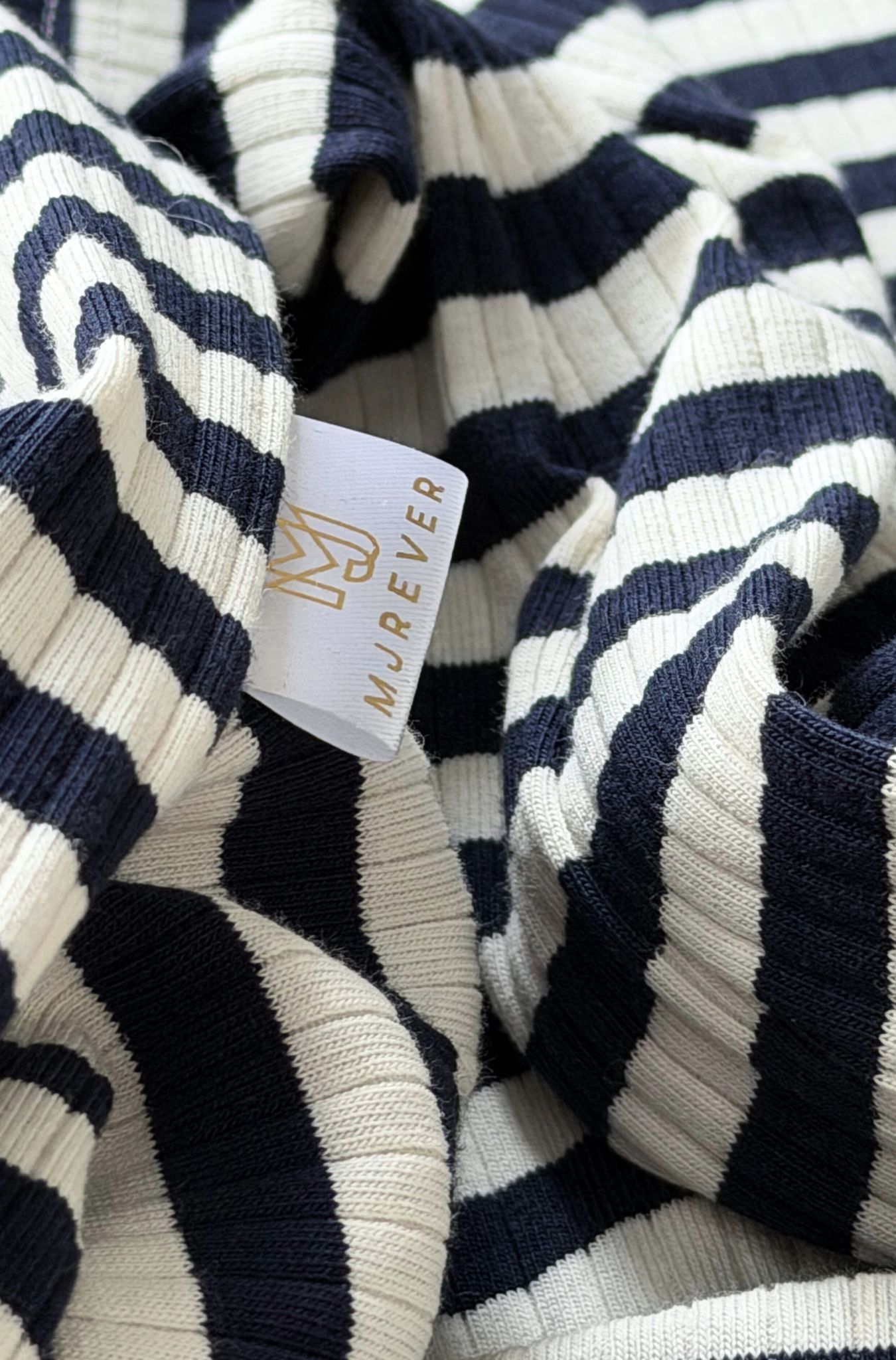 Stripe navy blue lounge MJrever oversize longsleeve