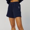 Women weekend navy blue shorts